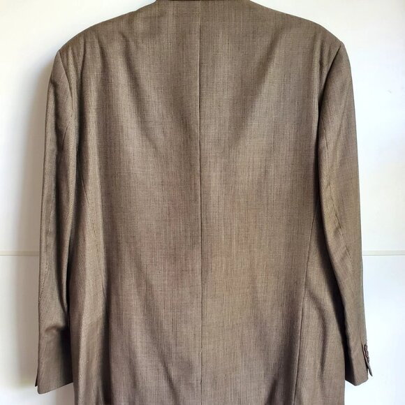 MEN'S BLAZER AND VEST SIZE R48 TODAY'S MAN MADE IN ITALY LIGHT OLIVE GREEN - Picture 5 of 14